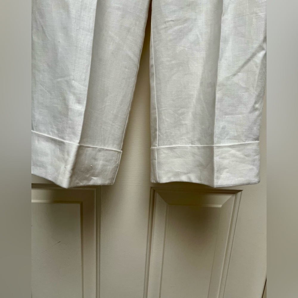 Jones New York white linen pants - Picture 5 of 11